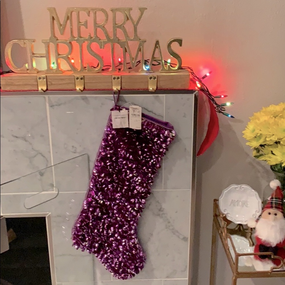 Christmas Stocking by Kim Seybert for NeimanMarcus